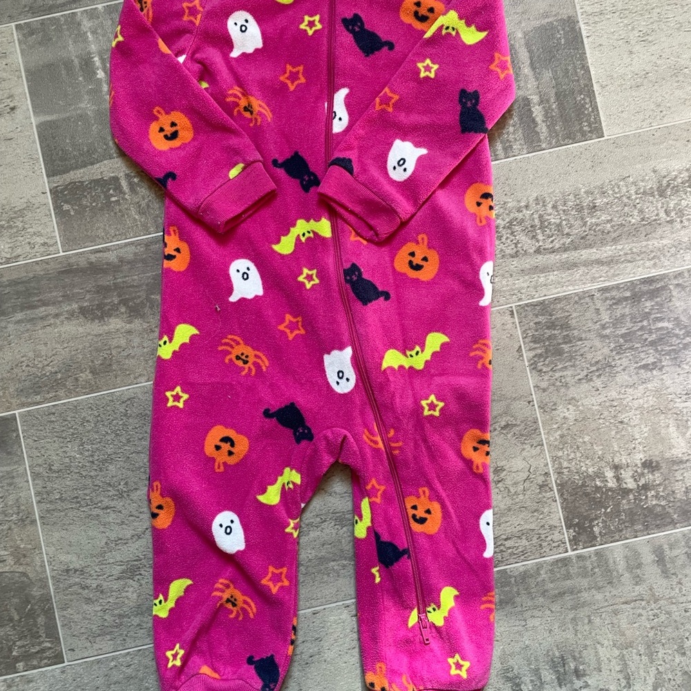 3/$20 Pink Halloween Themed Onesie
